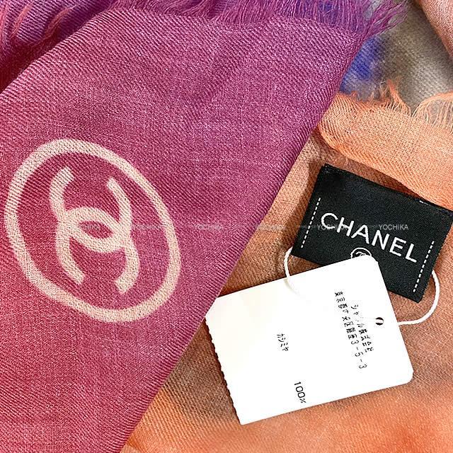 シャネル　CHANEL　香水柄　スカーフ　ショール　大判スカーフ CHANEL シャネル 大判 総柄 スカーフ 香水柄 シルク ココマーク