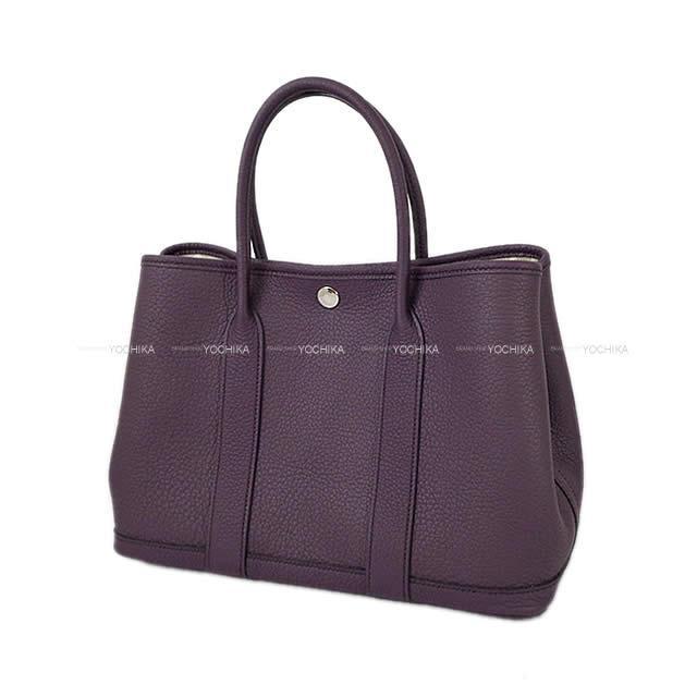 HERMES エルメス トートバッグ ガーデンパーティ 30 TPM レザン ネゴンダ シルバー金具 新品