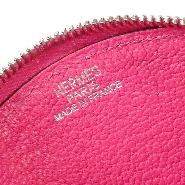HERMES エルメス エヴリン エブリン コインケース ローズティリアン シェーブル シルバー金具 新品未使用
