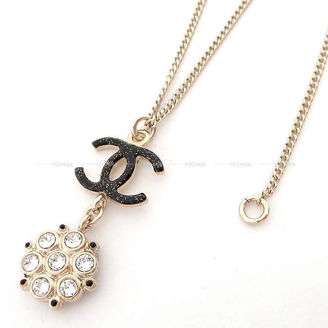2019年 秋冬 新作 CHANEL シャネル フラワー ラインストーン ココマーク ネックレス AB2360 新品