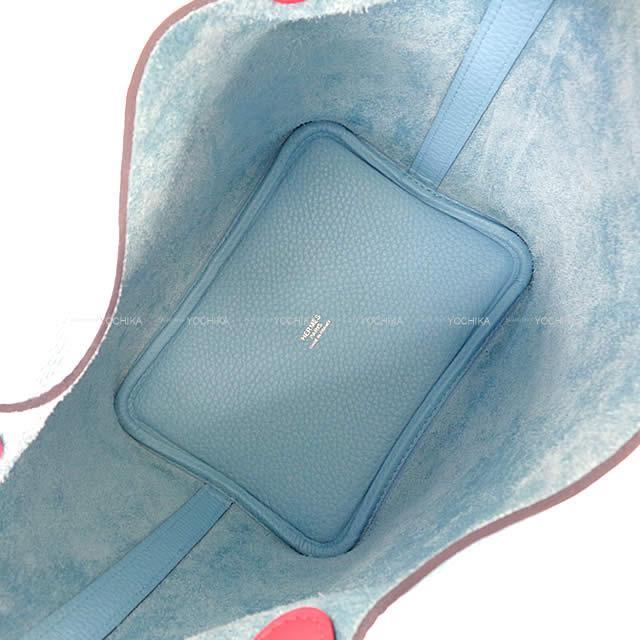 HERMES エルメス ハンドバッグ ピコタンロック エクラ 18 PM ブルーデゥノール