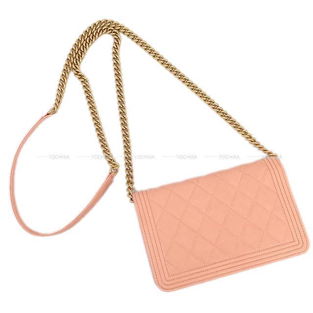 CHANEL シャネル ボーイシャネル マトラッセ チェーン ウォレット ショルダーバッグ