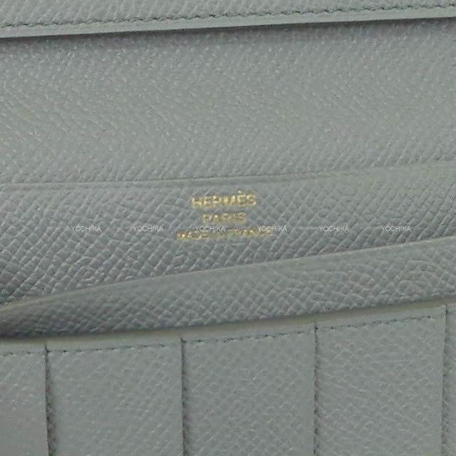 2019年秋冬 HERMES エルメス 長財布 ベアンスフレ ヴェールアマンド エプソン ゴールド金具 新品