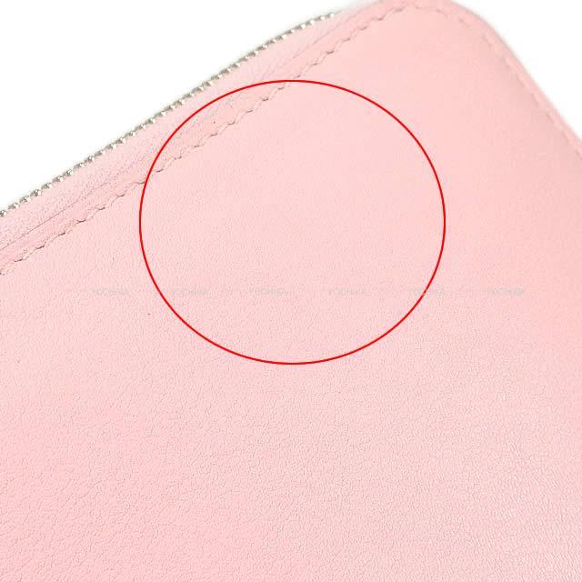 HERMES エルメス 長財布 アザップロング ローズサクラ ヴォ―シッキム シルバー金具 新品未使用