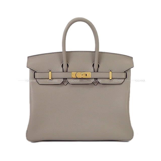 HERMES エルメス ハンドバッグ バーキン25 グリアスファルト トリヨンノヴィーヨ ゴールド金具 新品