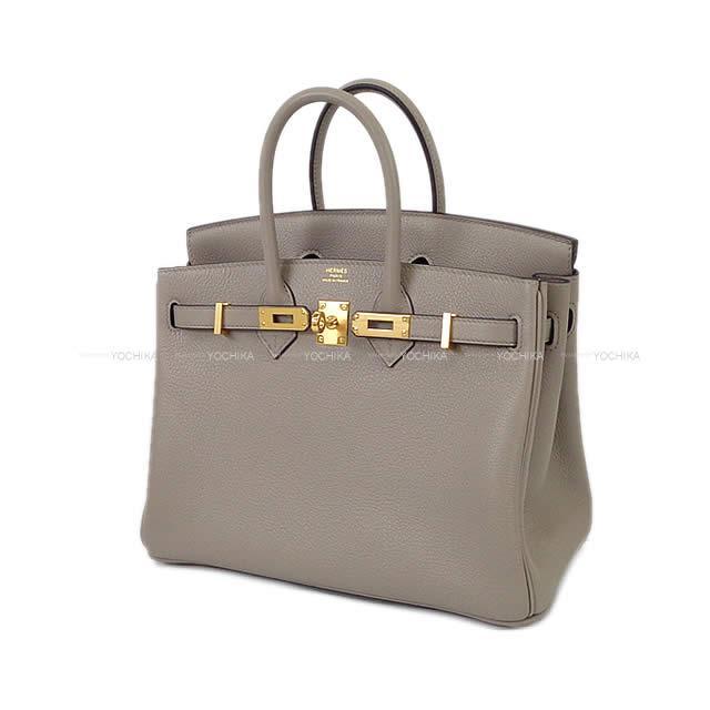 HERMES エルメス ハンドバッグ バーキン25 グリアスファルト トリヨンノヴィーヨ ゴールド金具 新品