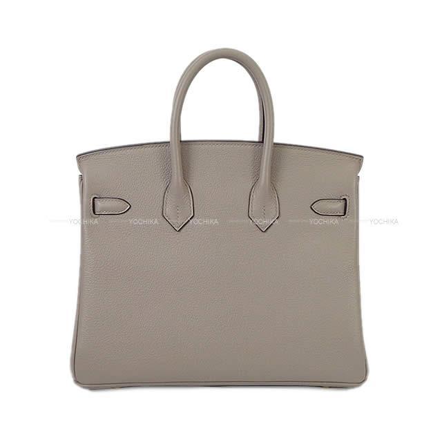 HERMES エルメス ハンドバッグ バーキン25 グリアスファルト トリヨンノヴィーヨ ゴールド金具 新品