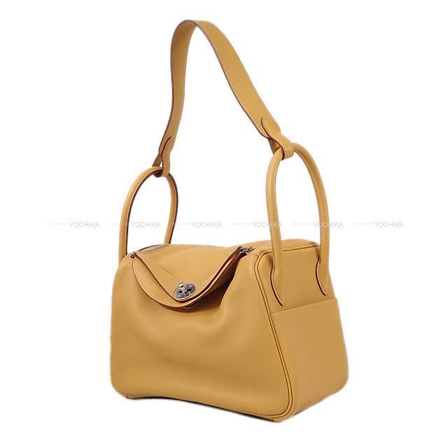 HERMES エルメス 2Way ショルダーバッグ リンディ26 カリー スイフト シルバー金具 新品未使用
