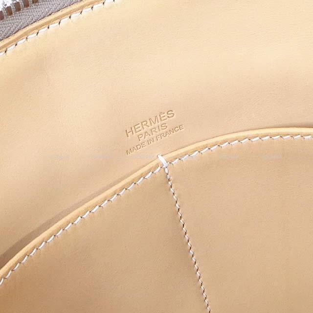 HERMES エルメス ハンドバッグ パリボンベイ 37 トゥルティールグレー トリヨン シルバー金具 新品未使用
