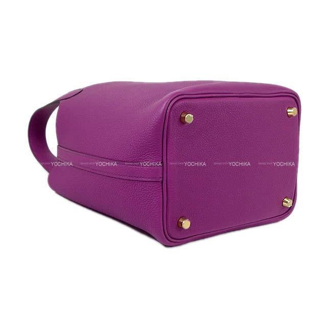 HERMES エルメス ハンドバッグ ピコタンロック 18 PM アネモネ