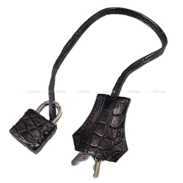 HERMES エルメス ハンドバッグ バーキン40 黒(ブラック) クロコダイル ニロティカス マット シルバー金具 新品未使用