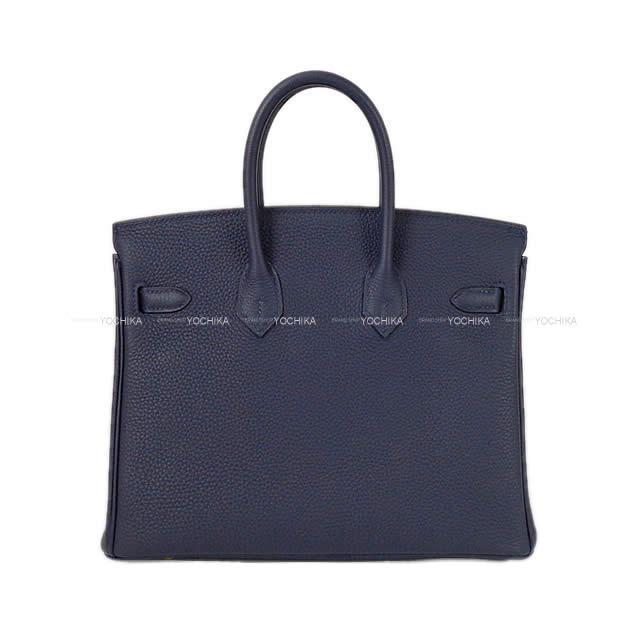 HERMES エルメス ハンドバッグ バーキン25 ブルーニュイ トゴ ゴールド金具 新品未使用