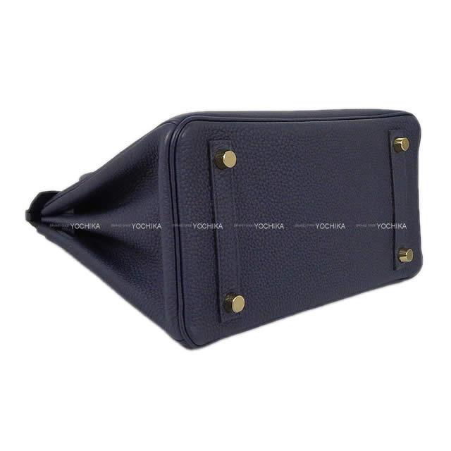 HERMES エルメス ハンドバッグ バーキン25 ブルーニュイ トゴ ゴールド金具 新品未使用