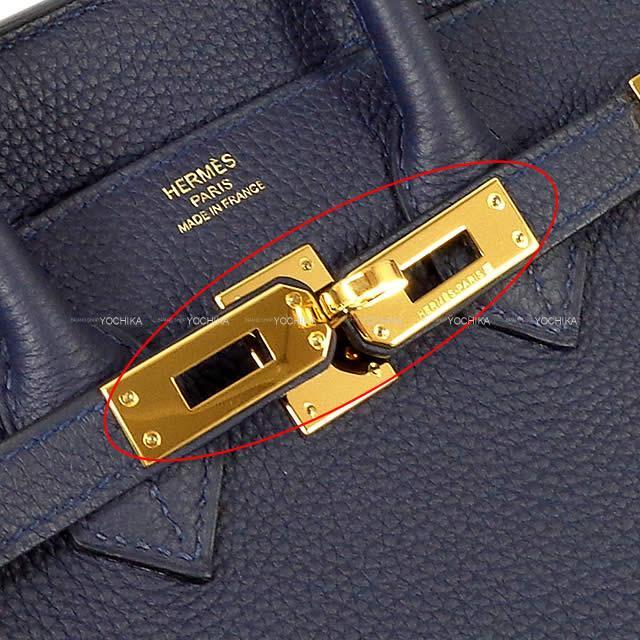 HERMES エルメス ハンドバッグ バーキン25 ブルーニュイ トゴ ゴールド金具 新品未使用