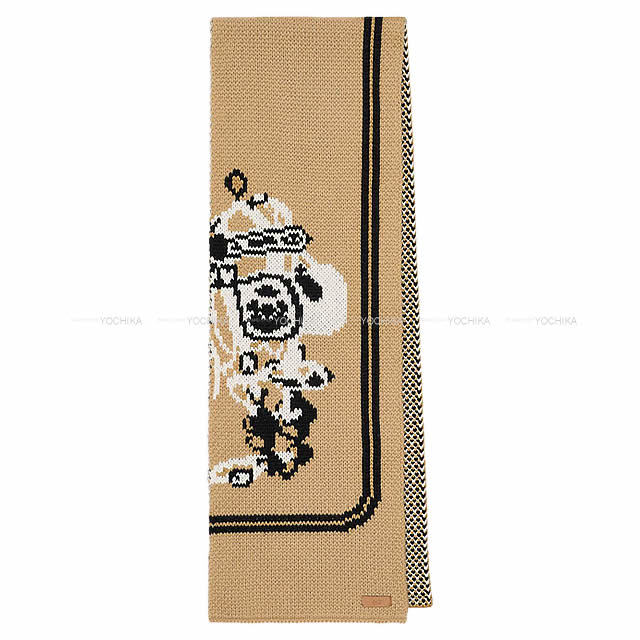 2019年秋冬 新作 HERMES エルメス ニットマフラー  