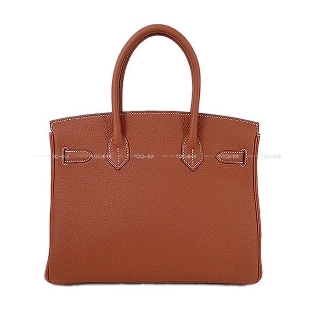 HERMES エルメス ハンドバッグ バーキン30 シエンヌ トゴ ゴールド金具 新品