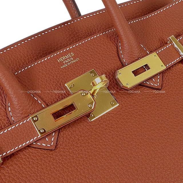 HERMES エルメス ハンドバッグ バーキン30 シエンヌ トゴ ゴールド金具 新品