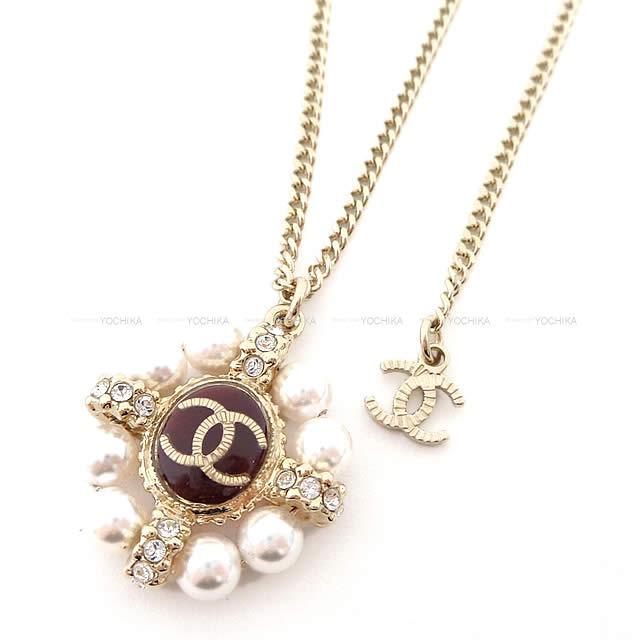 CHANEL シャネル ココマーク サークル パール クロス ライン