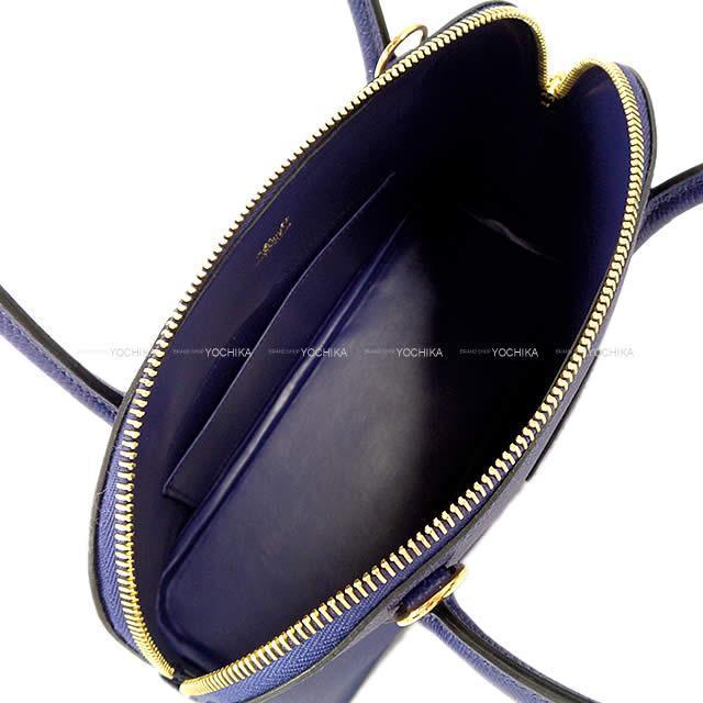 HERMES エルメス ショルダーバッグ ボリード27 ブルーアンクル(ブルーインク) エプソン ゴールド金具 新品