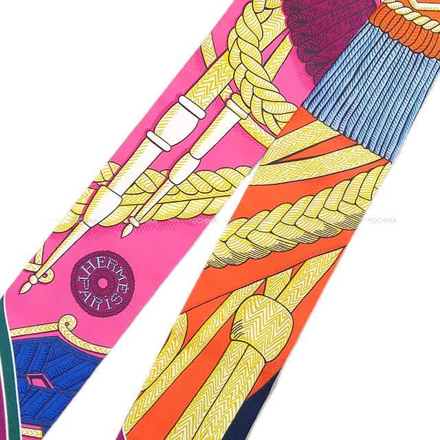 2019年 春夏 HERMES エルメス ツイリー スカーフ "ズアヴとドラゴン" ローズ