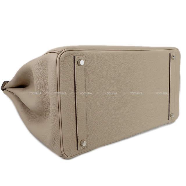 HERMES エルメス ハンドバッグ バーキン40 トゥルティールグレー トゴ シルバー金具 新品未使用