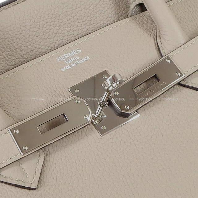HERMES エルメス ハンドバッグ バーキン40 トゥルティールグレー トゴ シルバー金具 新品未使用