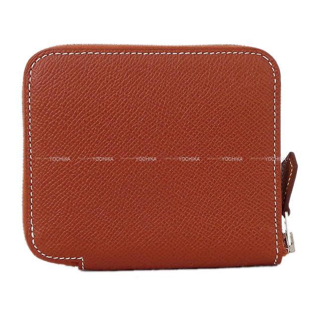 2019年秋冬 新作 HERMES エルメス アザップ シルクイン コンパクト 財布 "アニマポリス" シエンヌ エプソン 新品
