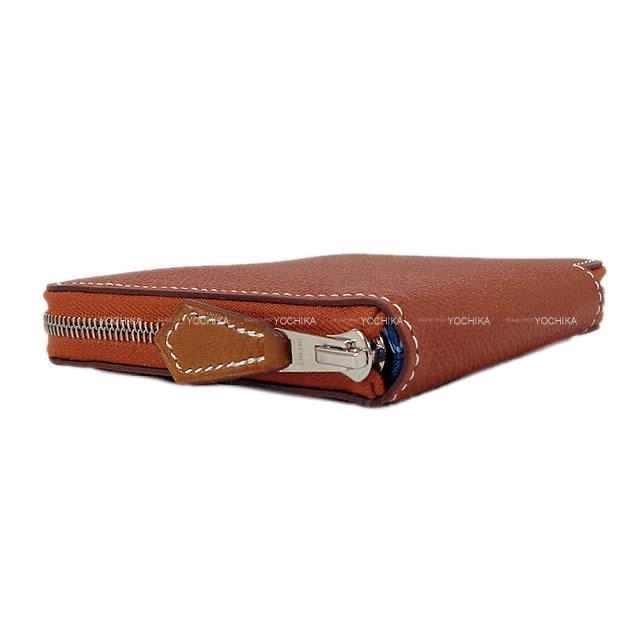 2019年秋冬 新作 HERMES エルメス アザップ シルクイン コンパクト 財布 "アニマポリス" シエンヌ エプソン 新品