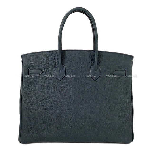 HERMES エルメス ハンドバッグ バーキン35 ヴェールルソー トゴ シルバー金具 新品