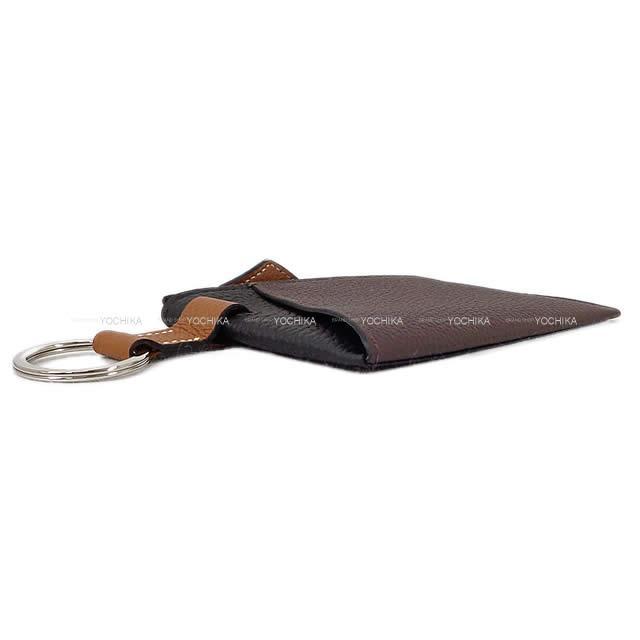 HERMES エルメス カードケース ヴェルティージュ ミニ カラーブロック 黒(ブラック)/ゴールド 新品