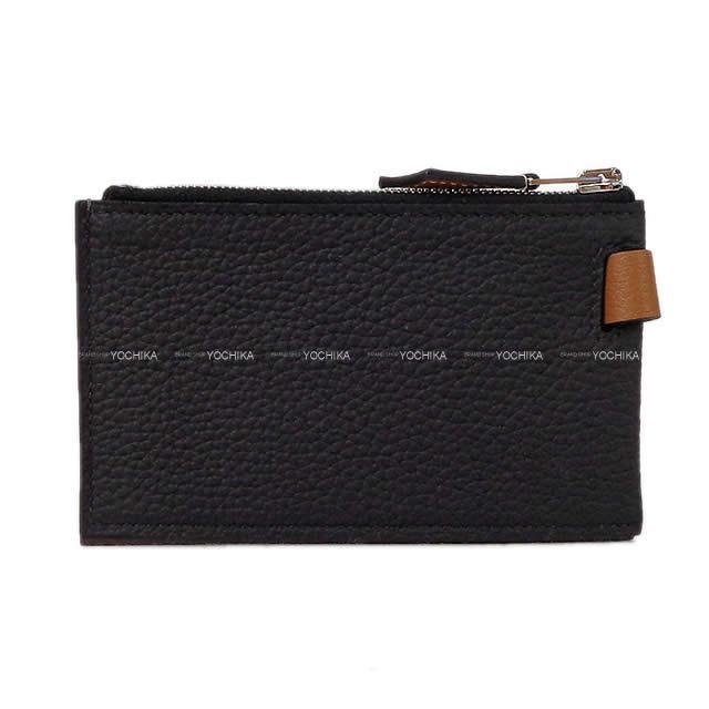 HERMES エルメス カードケース ヴェルティージュ ミニ カラーブロック 黒(ブラック)/ゴールド 新品