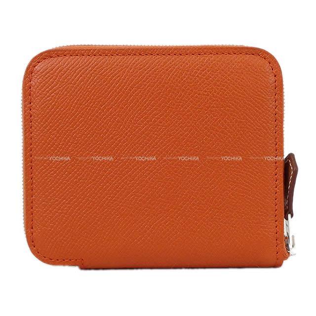 HERMES エルメス アザップ シルクイン コンパクト 財布 "Brides de Gala Fantome a pois