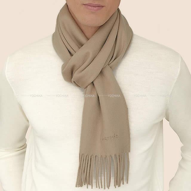 HERMES エルメス ロゴマフラー Unie Brod 