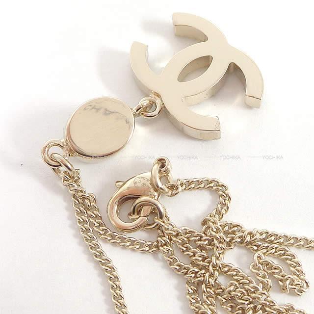 2020年 新作 CHANEL シャネル カラーストーン パール ココマーク ネックレス ブルーXゴールド AB2940 新品
