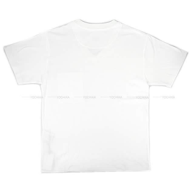 HERMES エルメス Vネック Tシャツ ポケット付 刺繍 #34 白