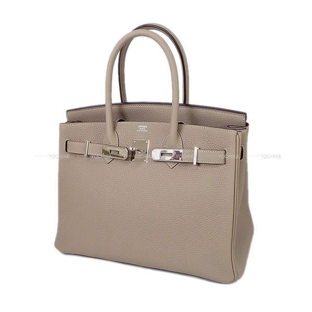 HERMES エルメス ハンドバッグ バーキン30 トゥルティールグレー トリヨン シルバー金具 新品未使用