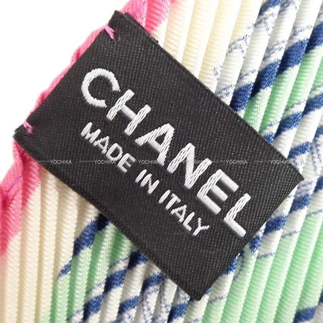 CHANEL シャネル VIP限定 ノベルティギフト 菱形 プリーツ スカーフ  