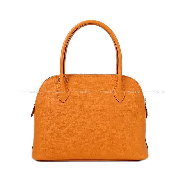HERMES エルメス ショルダーバッグ ボリード27 アプリコット エプソン シルバー金具 新品未使用