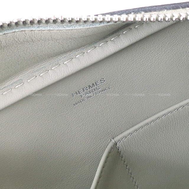 エルメス ハンドバッグ プリュム 28 ティルト セージ(ソーゼ)/クレ スイフト シルバー金具 新品未使用