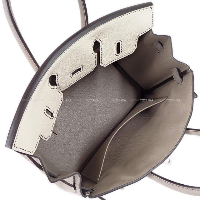 エルメス バーキン25 スペシャルオーダー イニシャル刻印入り クレ/グリアスファルト トゴ  新品未使用