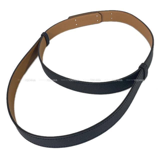 HERMES(エルメス) ベルト新品同様  ケリー 黒 シルバー金具 HERMES - HERMES(エルメス) ベルト新品同様 ケリー 黒 シルバー金具の