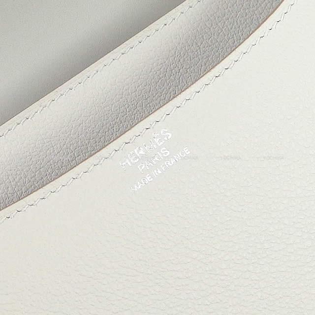 Hermes エルメス ショルダーバッグ コンスタンス 3 24 Mm グリスパール パールグレー エバーカラー シルバー金具 新品
