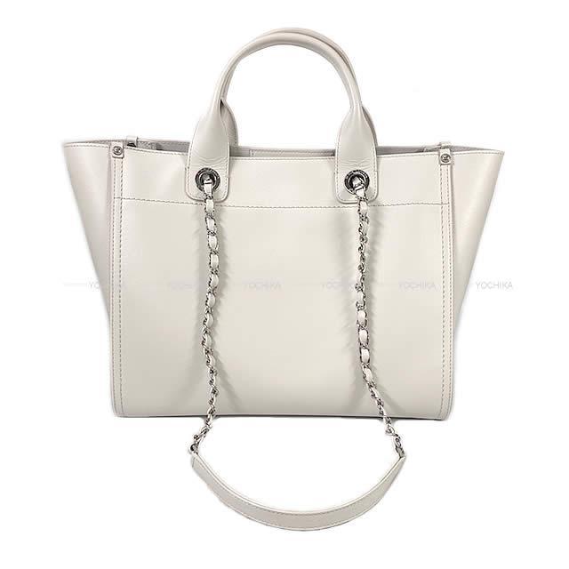 CHANEL シャネル ドーヴィル ショッピングチェーン トートバッグ 