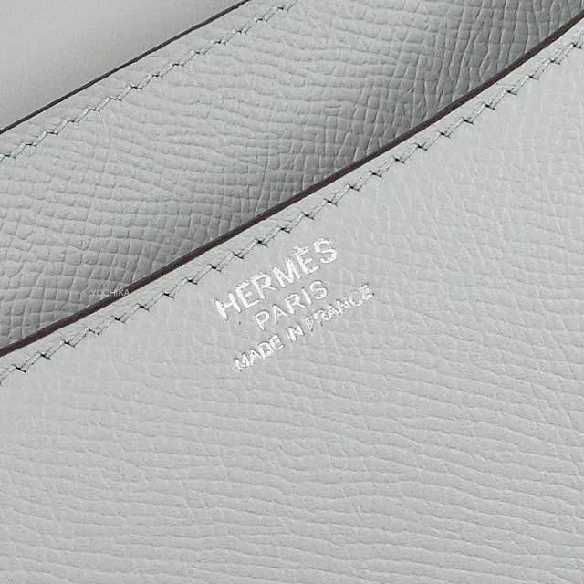 HERMES エルメス ショルダーバッグ コンスタンス3 24 ブルーグラシエ エプソン シルバー金具 新品