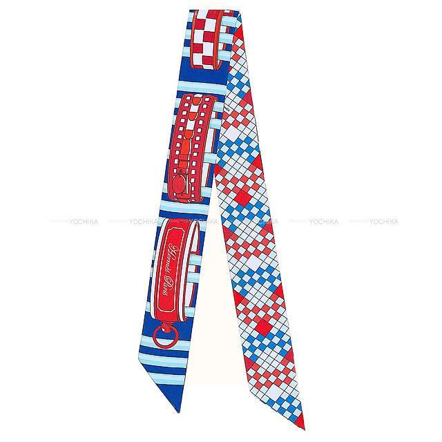 HERMES コリエドシアン柄ツイリー HERMES エルメス ツイリー