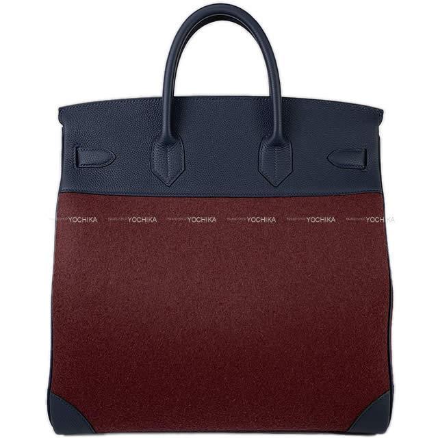 HERMES エルメス バッグ オータクロア 40 ブルーニュイ/ボルドー トゴ