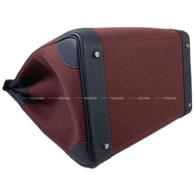 HERMES エルメス バッグ オータクロア 40 ブルーニュイ/ボルドー トゴ/フェルト シルバー金具 新品未使用