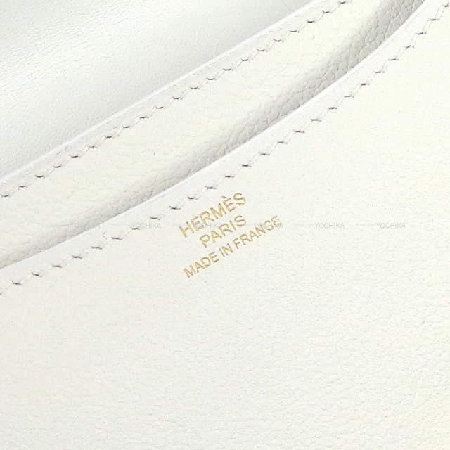 HERMES エルメス ショルダーバッグ コンスタンス3 ミニ 18 白(ホワ