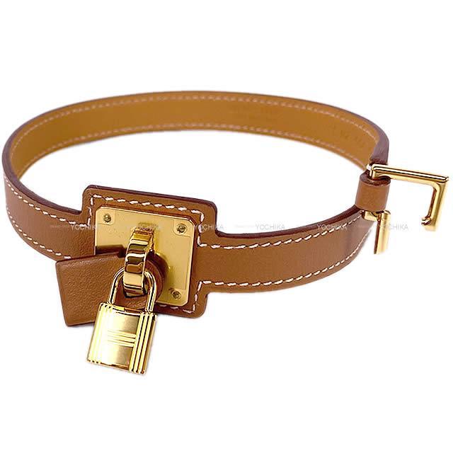 HERMES エルメス "O'Kelly オーケリー" ブレスレット ＃T2 ゴールド スイフト ゴールド金具 新品