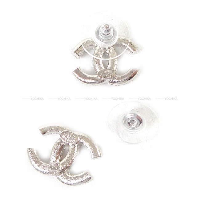 2019年 新作 CHANEL シャネル フラワー ラインストーン ココマーク ぶらさがり ピアス AB2322 新品